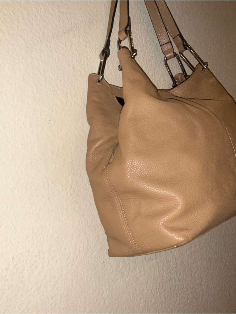 Vince Camuto Leather Shoulder Hobo Bag - Picture 6 of 15